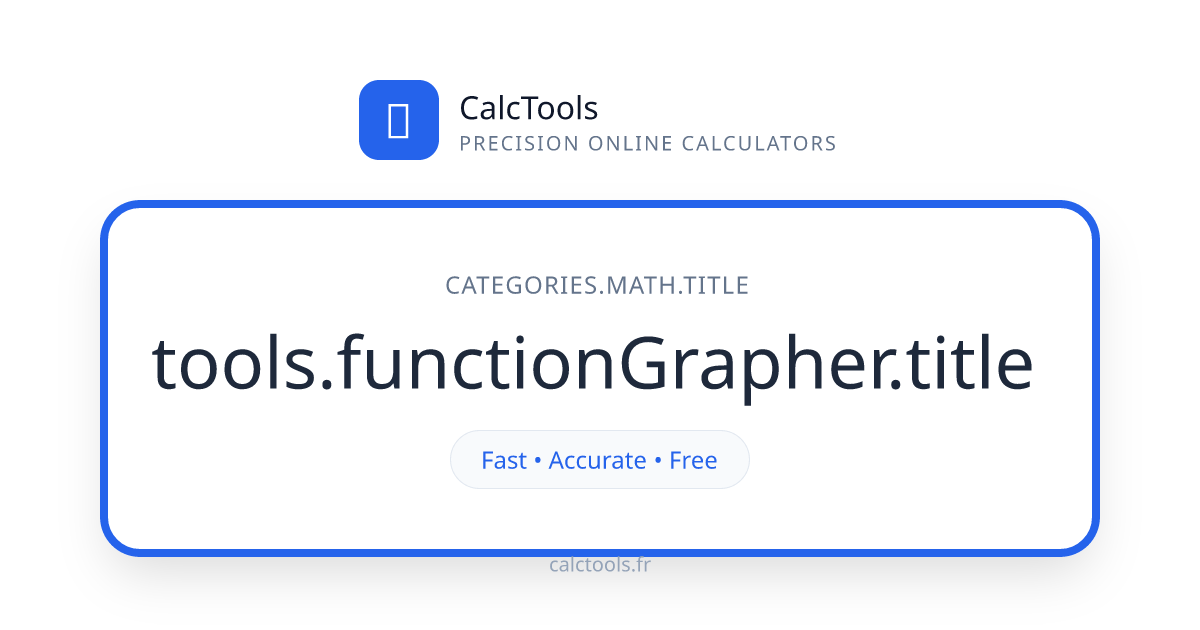 Free Function Grapher – Interactive 2D Math Visualizer | CalcTools ...