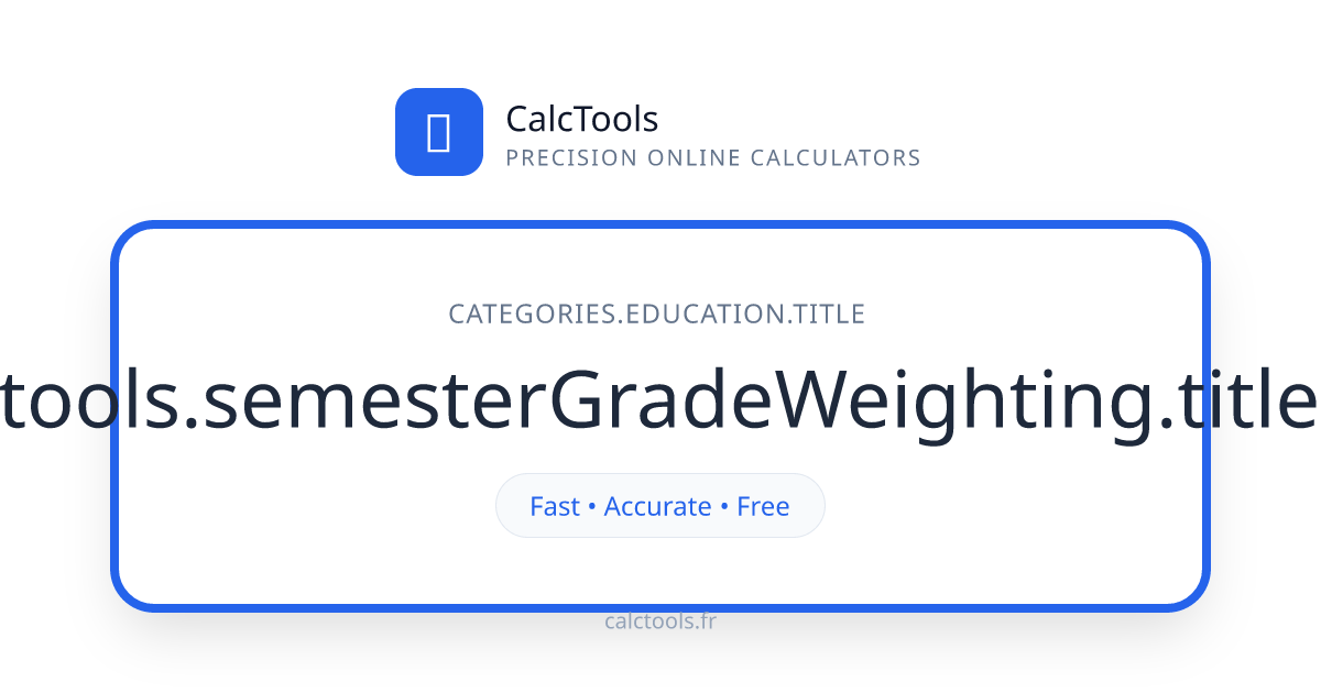 Free Semester Grade Weighting – Course Average Service | CalcTools ...