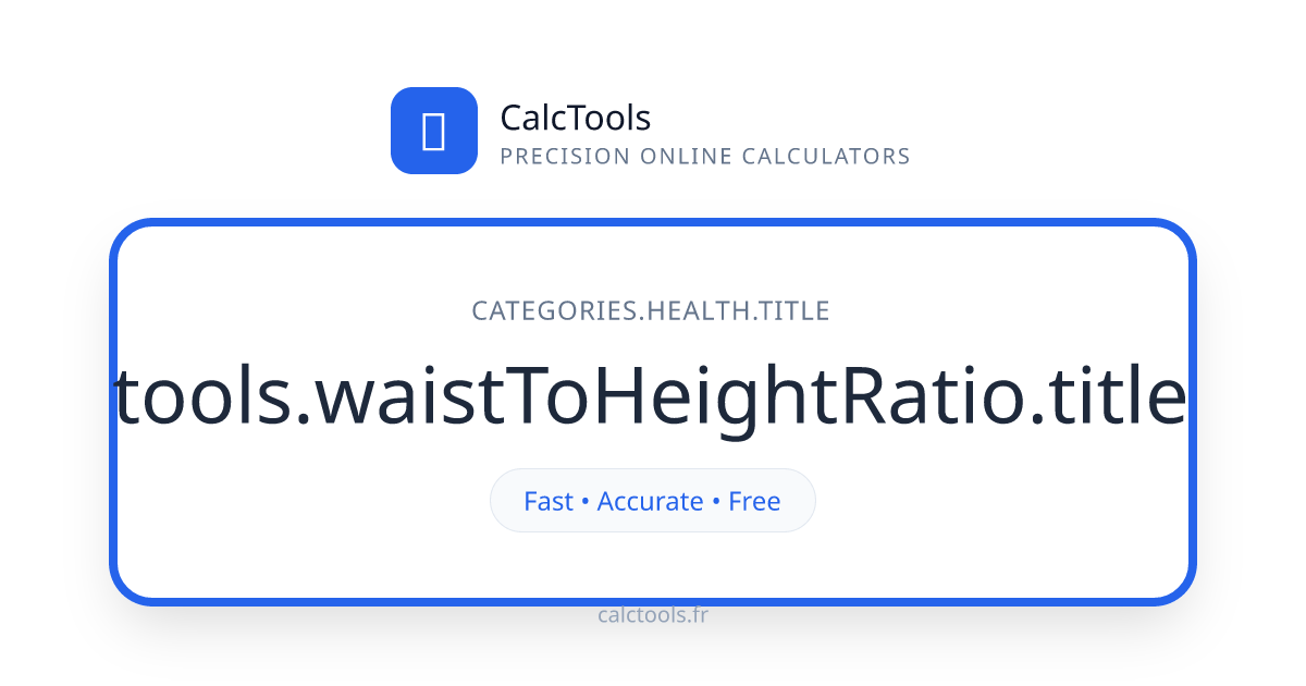Free Waist-to-Height Ratio (WHtR) Calculator – Metabolic Health Service ...