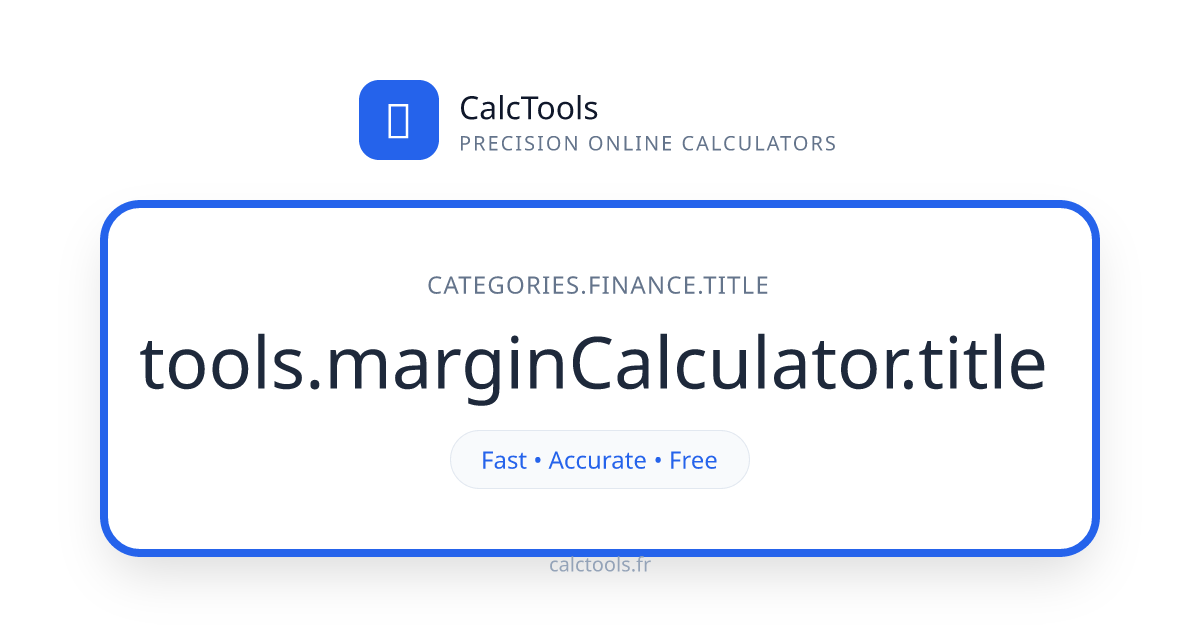 Calculateur de Marge et de Taux de Marque Gratuit (2026) – Rapide et ...